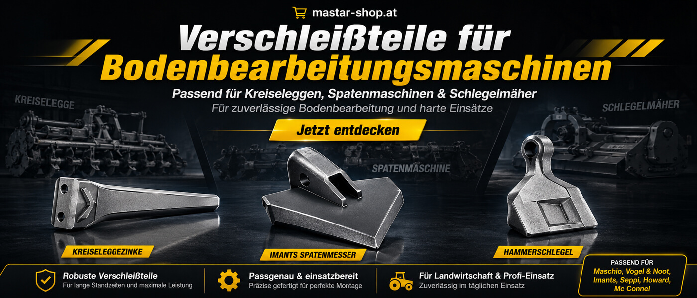 Verschleißteile für Bodenbearbeitungsmaschinen