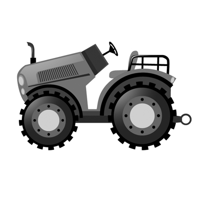 Traktor Kunststoffkotflügel