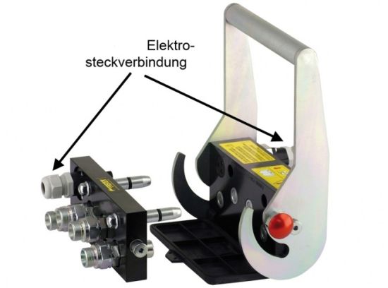 Multikuppler 2 PS 06 Set Mobil und Fixteil mit E-Kupplung 7 Polig