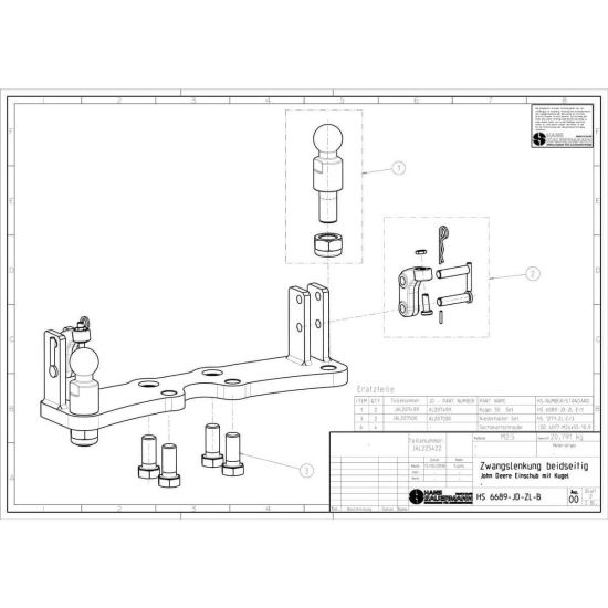 K50-Kugel Kit Zwangslenkung AL207499