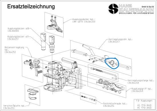 Feder für 1710 Kupplung