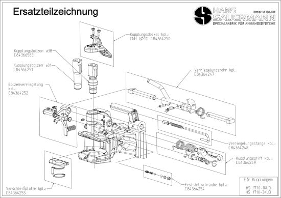 Ver. Hebelsatz 320mm