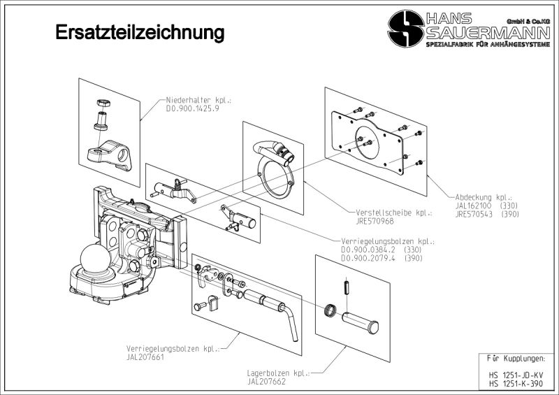 Sauermann Verstellscheibe inkl. Griff JAL212086